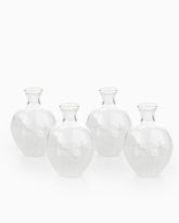 4-Piece Bundle of Murano Bud Vase, 23cm diameter, White