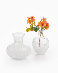 4-Piece Bundle of Murano Bud Vase, 31 cm diameter, White