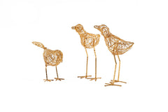 Copper Wire Bird Decor (Long)