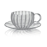 Coffee & Tea Set 2 Pcs Tea Cup With Handle + 2 Saucer