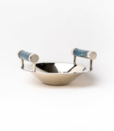 Angostura Bowl with Green/Blue Onyx Handles