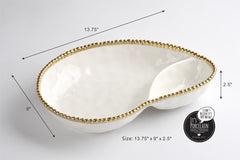 2-Section Serving Piece