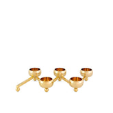 Constella Small Brass Candlestick