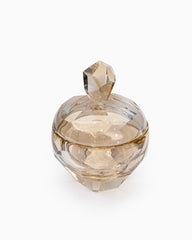 Crystal Candy Bowl, Cognac