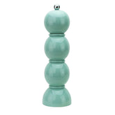 24 cm Bobbin Salt & Pepper Grinder Eau de Nil Lacquer on Rubber Wood