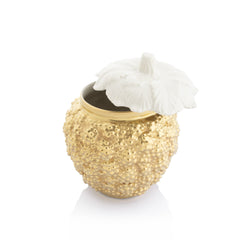 Berry Full Gold with White Lid