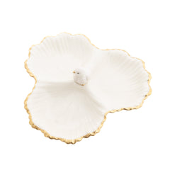 3-Shell Centerpiece with Pink Bird