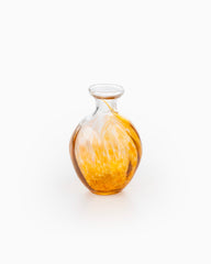 4-Piece Bundle of Murano Bud Vase, 23cm diameter, Amber