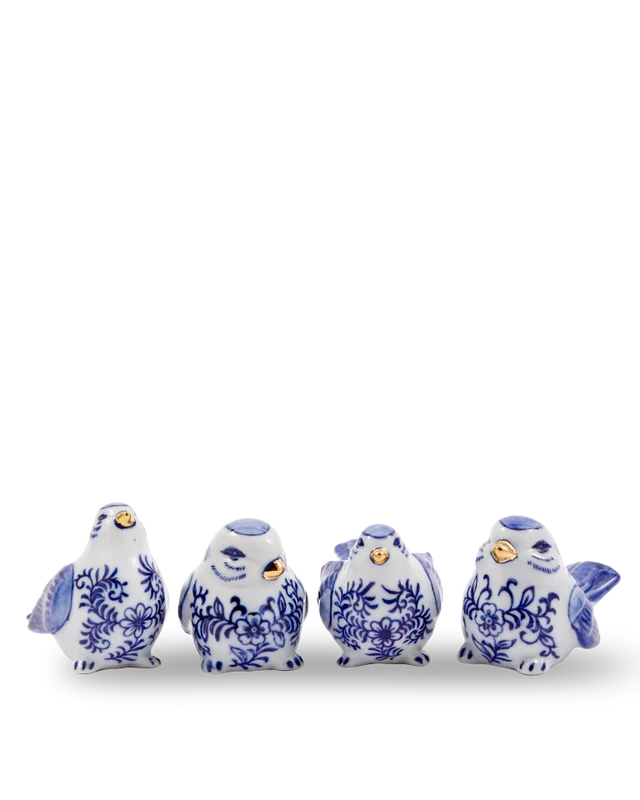 Blue Bird Family Set of 4