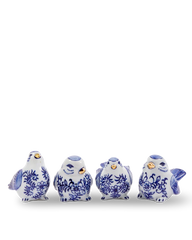 Blue Bird Family Set of 4