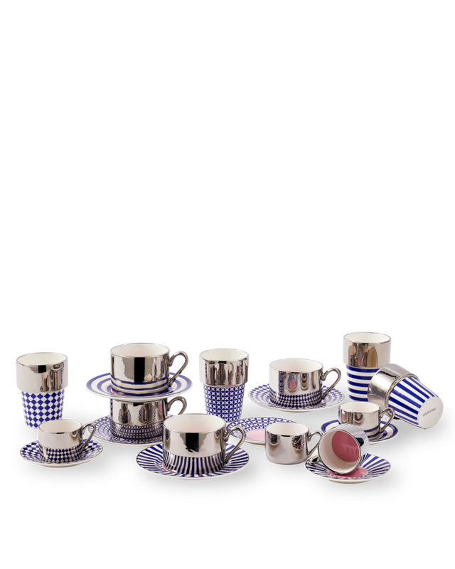 Coffee Cups Aunty Set of 4
