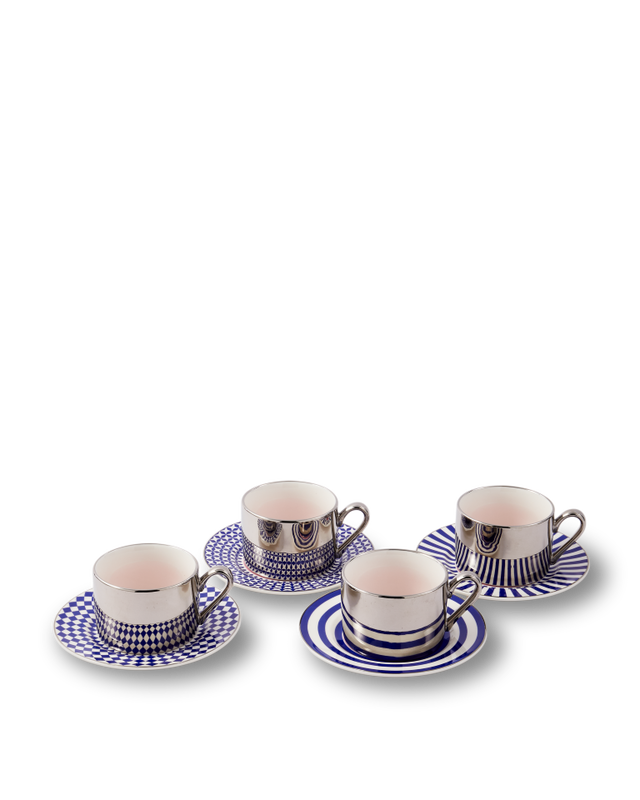 Coffee Cups Aunty Set of 4