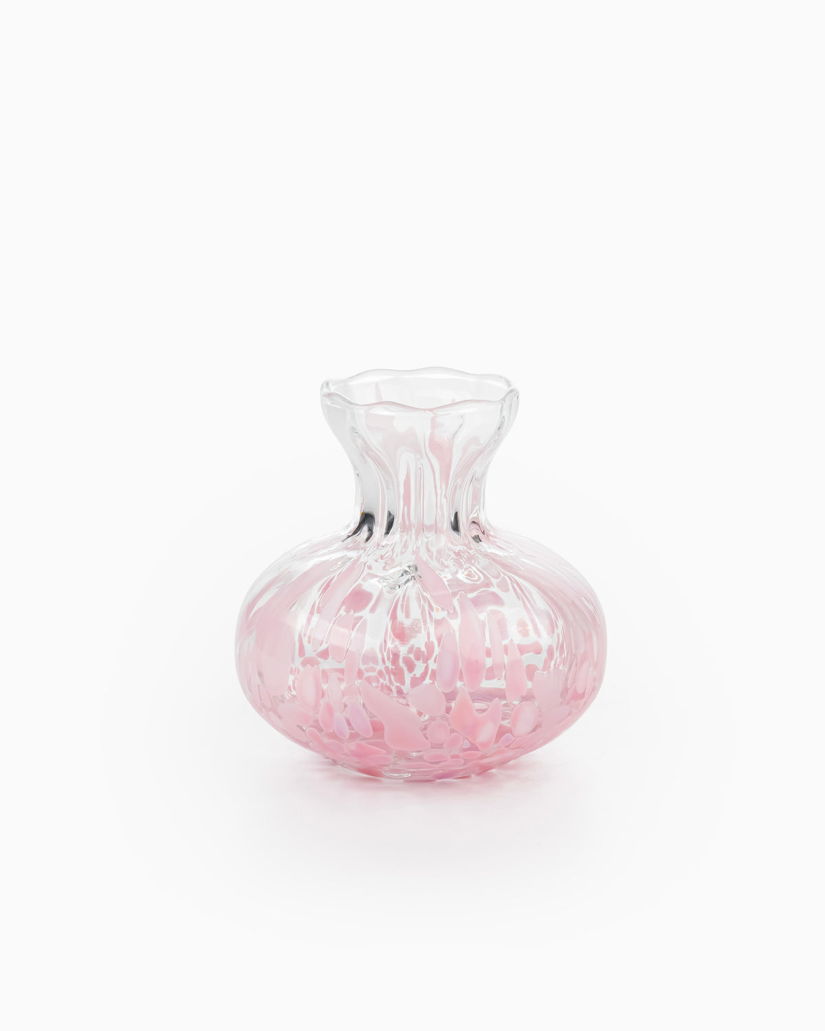 4-Piece Bundle of Murano Bud Vase, 31 cm diameter, Pink