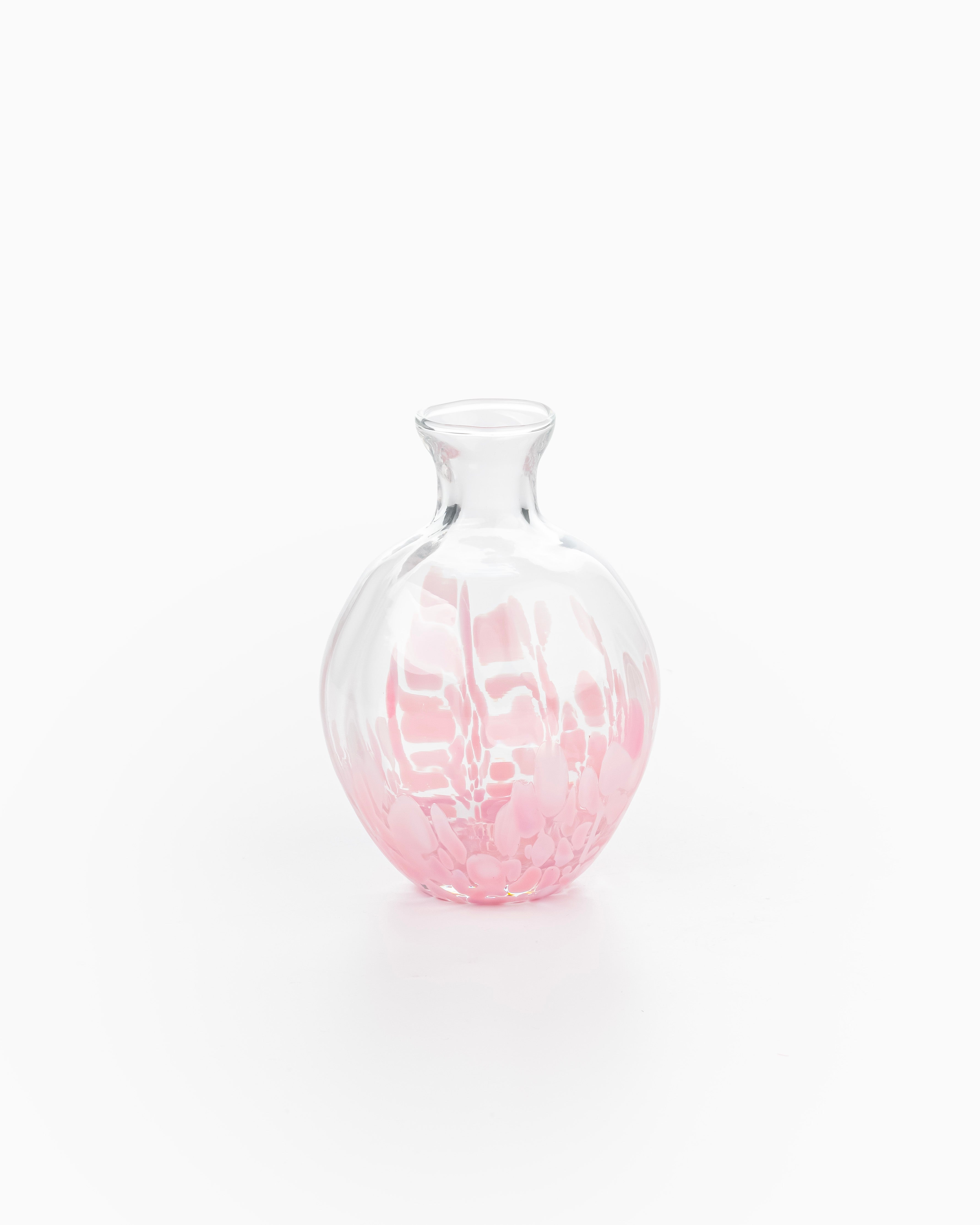 4-Piece Bundle of Murano Bud Vase, 23cm diameter, Pink