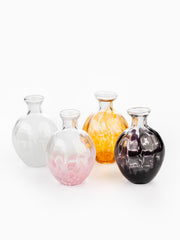 4-Piece Bundle of Murano Bud Vase, 23cm diameter, Amber