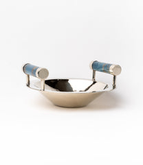 Angostura Bowl with Green/Blue Onyx Handles