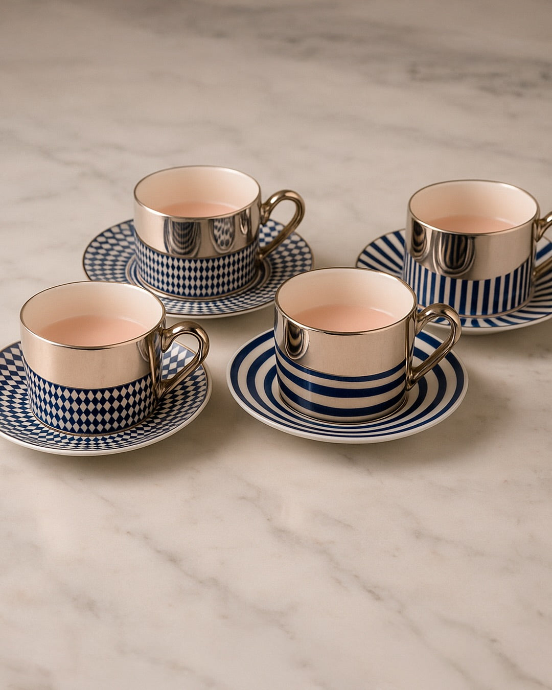 Coffee Cups Aunty Set of 4