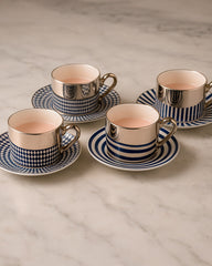 Coffee Cups Aunty Set of 4
