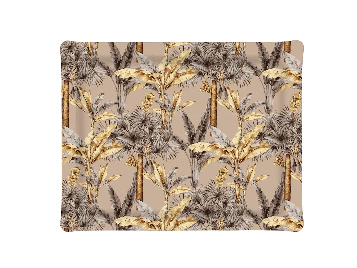 Acrylic Tray Banana Brown