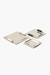 Capa Tray Mini Square with Grey Marble Handles
