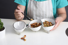 3 Section Serving Piece