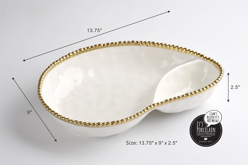 2-Section Serving Piece