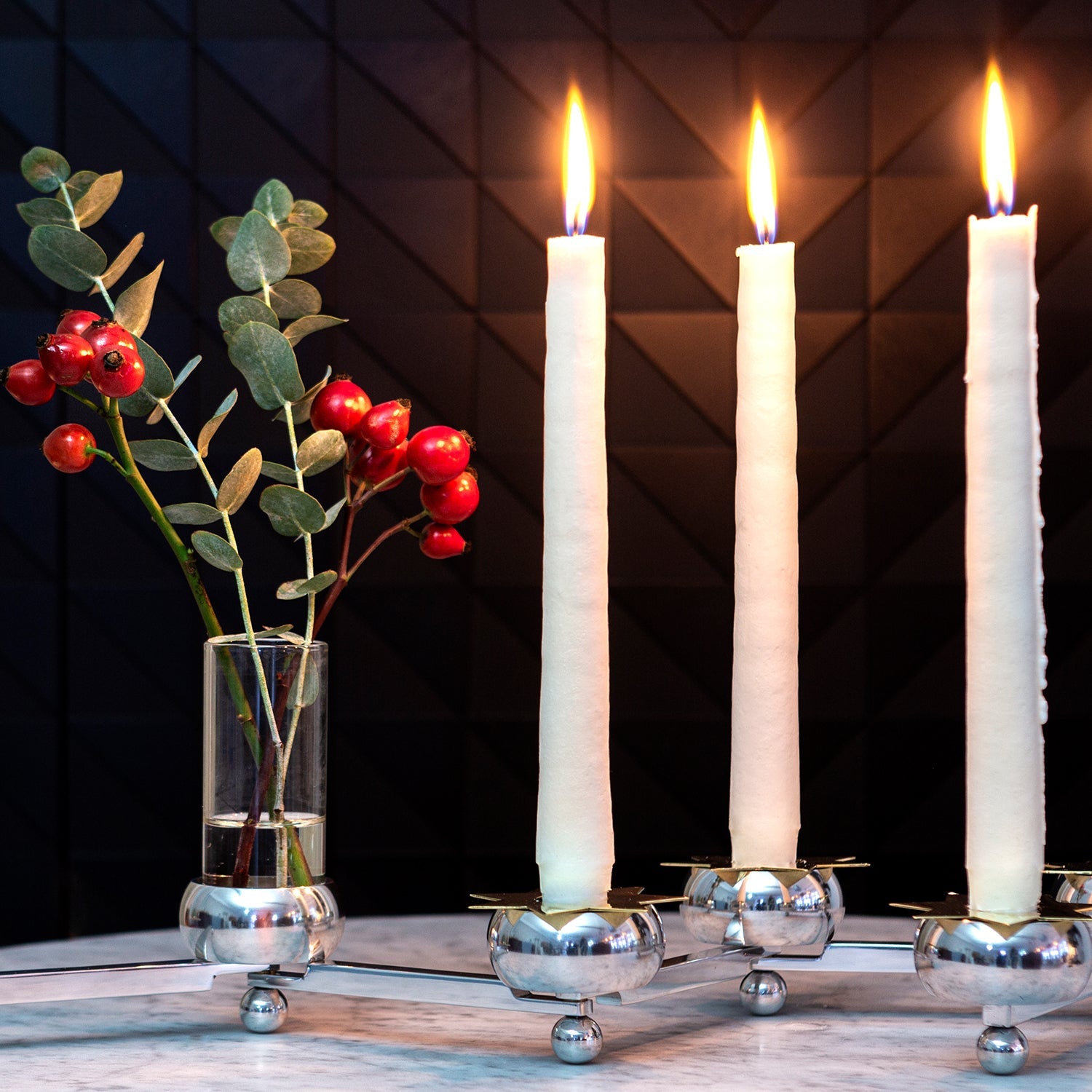 Constella Big Aluminum Candlestick