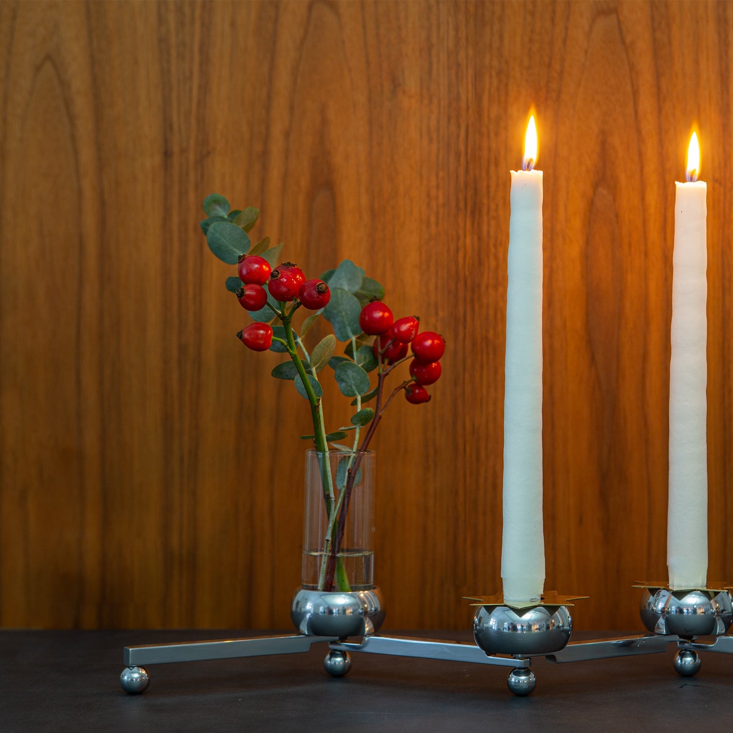 Constella Small Aluminum Candlestick