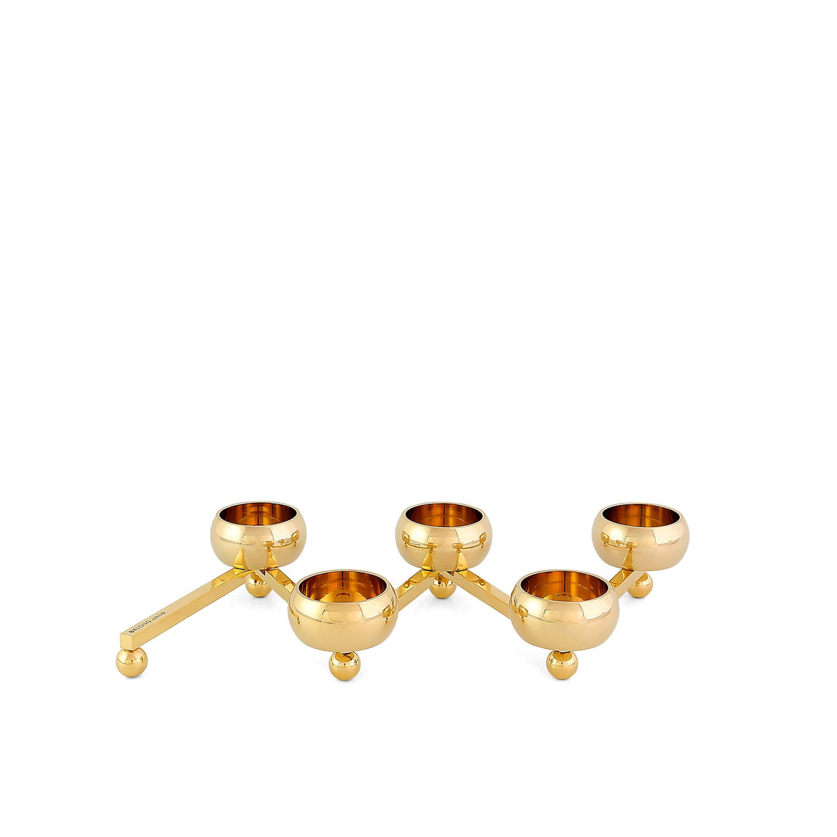 Constella Small Brass Candlestick