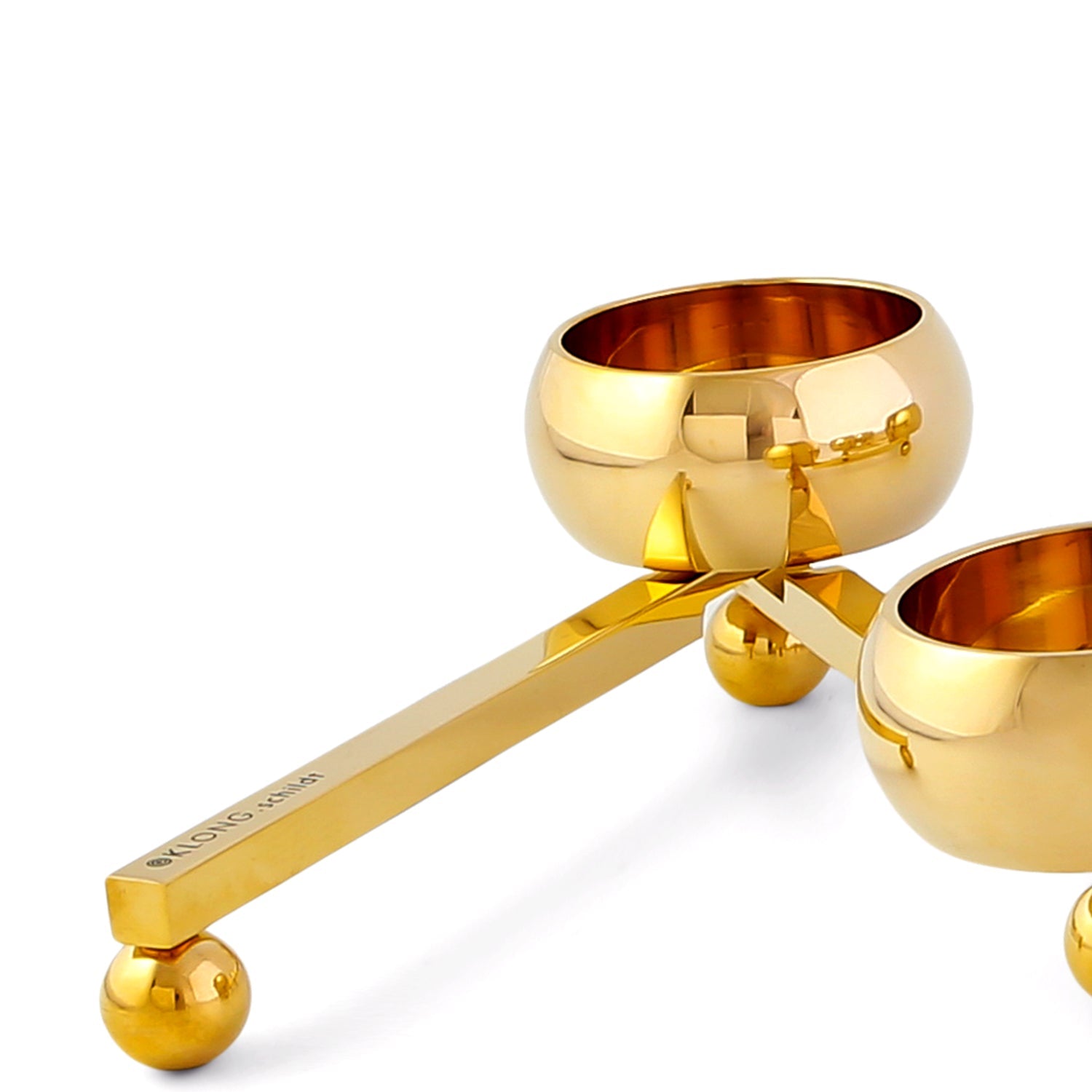 Constella Small Brass Candlestick