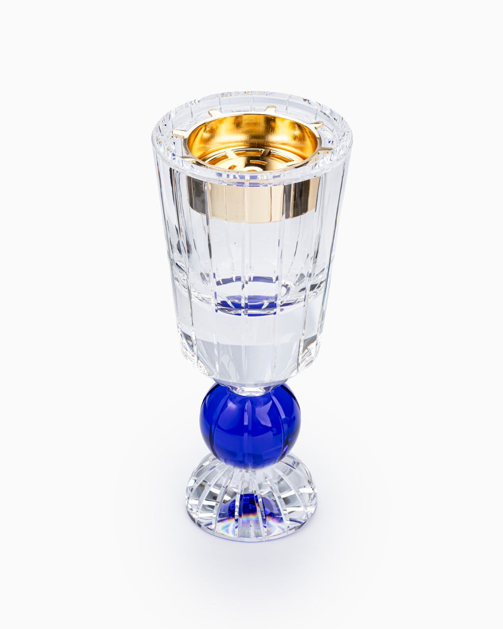 Crystal Mubkhar, Blue and Gold Accent