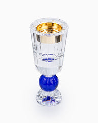 Crystal Mubkhar, Blue and Gold Accent