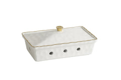 5-Piece Bundle of Rectangular Chafing Dish with Wavy Gold Rim