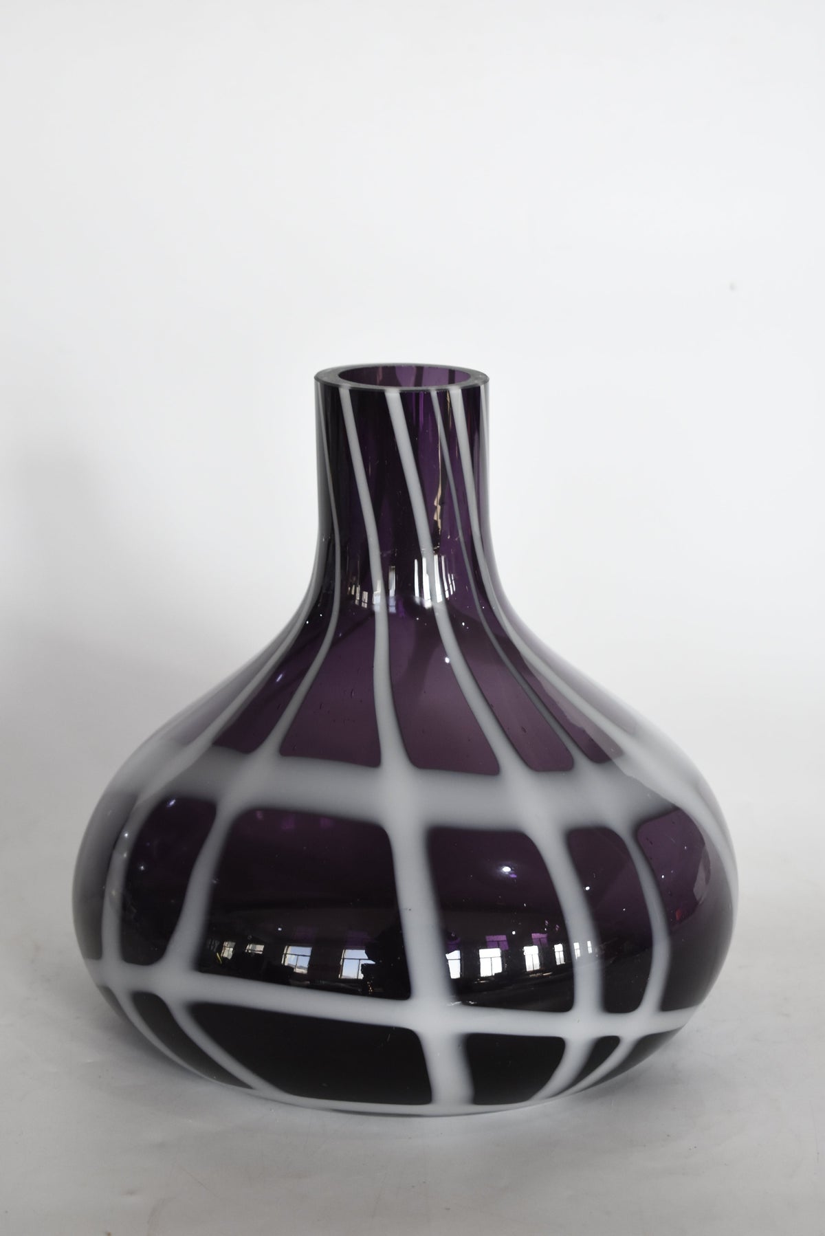 Artisan Swirl Glass Vase
