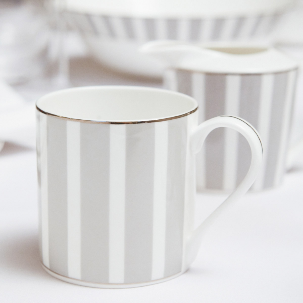 Cappuccino Stripe 280 ml Bone China Mug