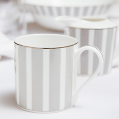 Cappuccino Stripe 280 ml Bone China Mug