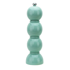 24 cm Bobbin Salt & Pepper Grinder Eau de Nil Lacquer on Rubber Wood