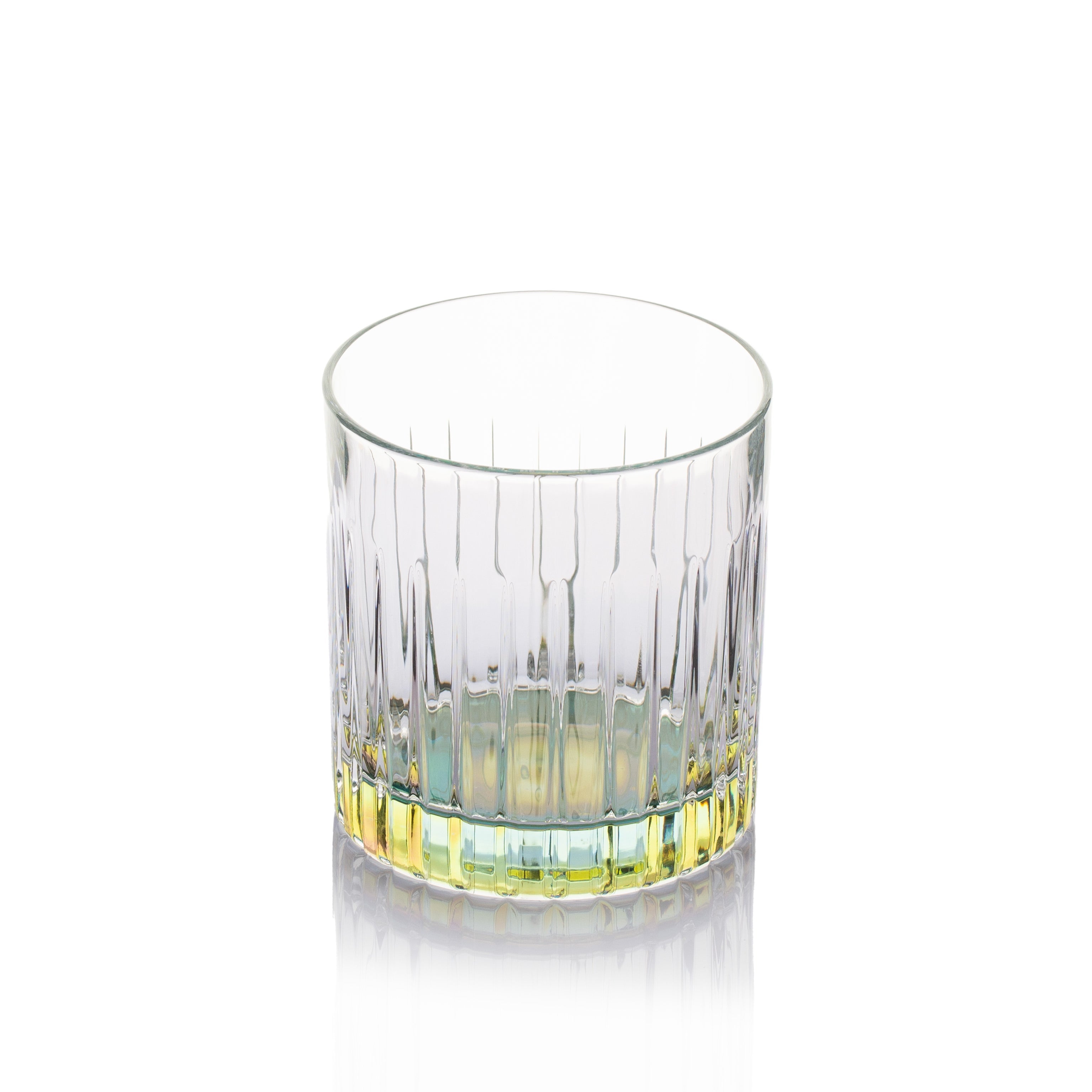 6-pc Set Domina Water Glasses with Colored Bottom