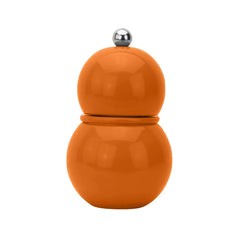 12 cm Bobbin Orange Salt & Pepper Grinder in Lacquer on Rubber Wood