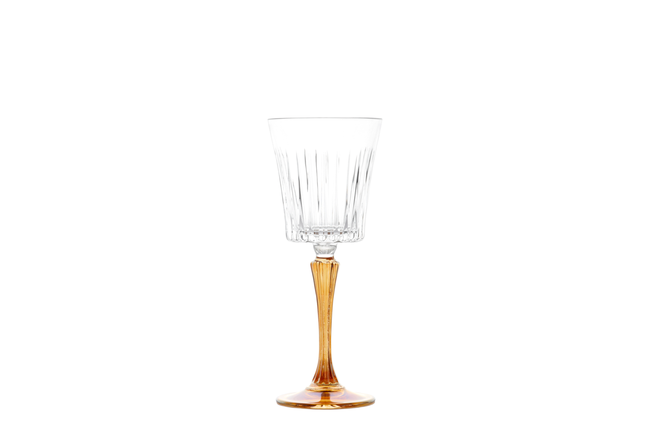 6-pc Set Domina Juice Goblets with Colored Stem