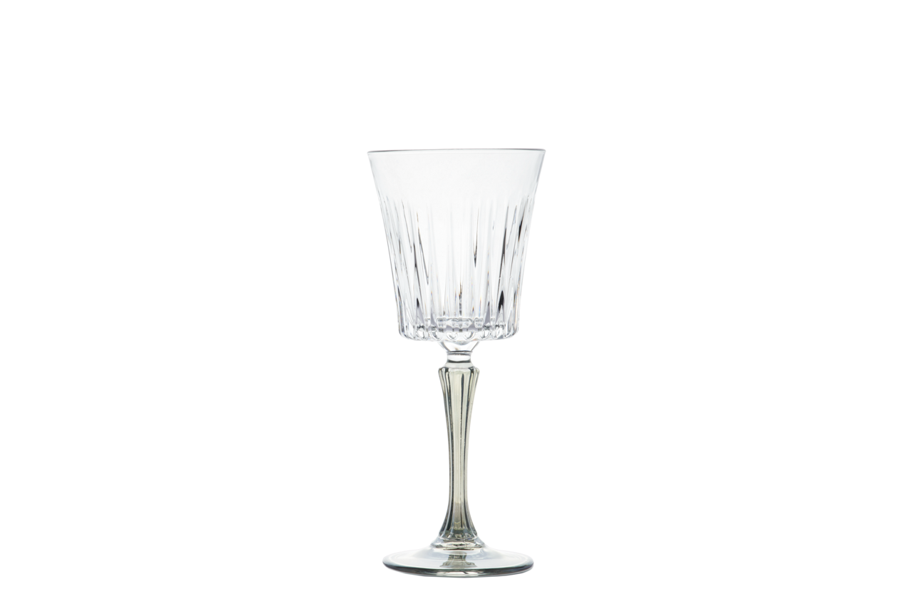 6-pc Set Domina Water Goblets with Colored Stem