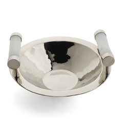 Angostura Bowl with Cream Onyx Handles