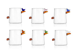 Birds Water Glass Blue Bird